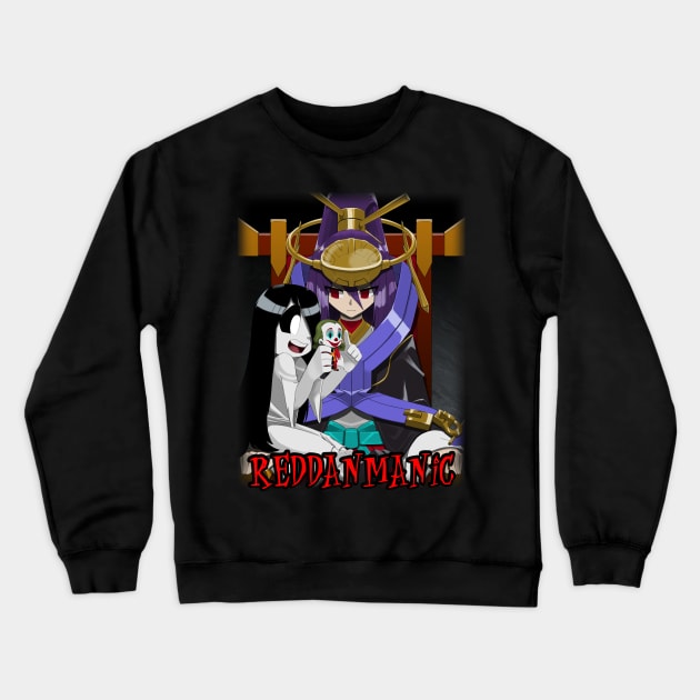 Triple Crossover - Izanami , Erma and Joker Crewneck Sweatshirt by Reddanmanic